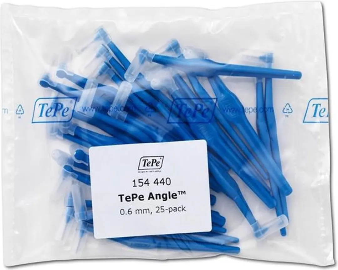 Tepe Angle Blauw 0.6mm - 75 Stuks