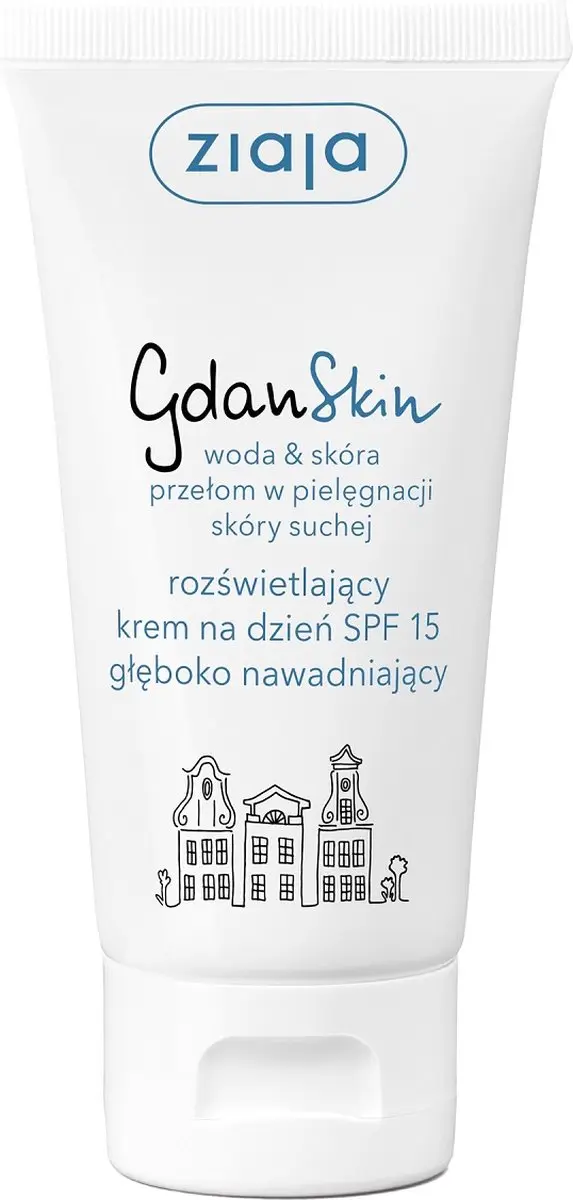 Ziaja Gdanskin SPF15 Illuminating Cream On Day Deep Irrigation 50ml