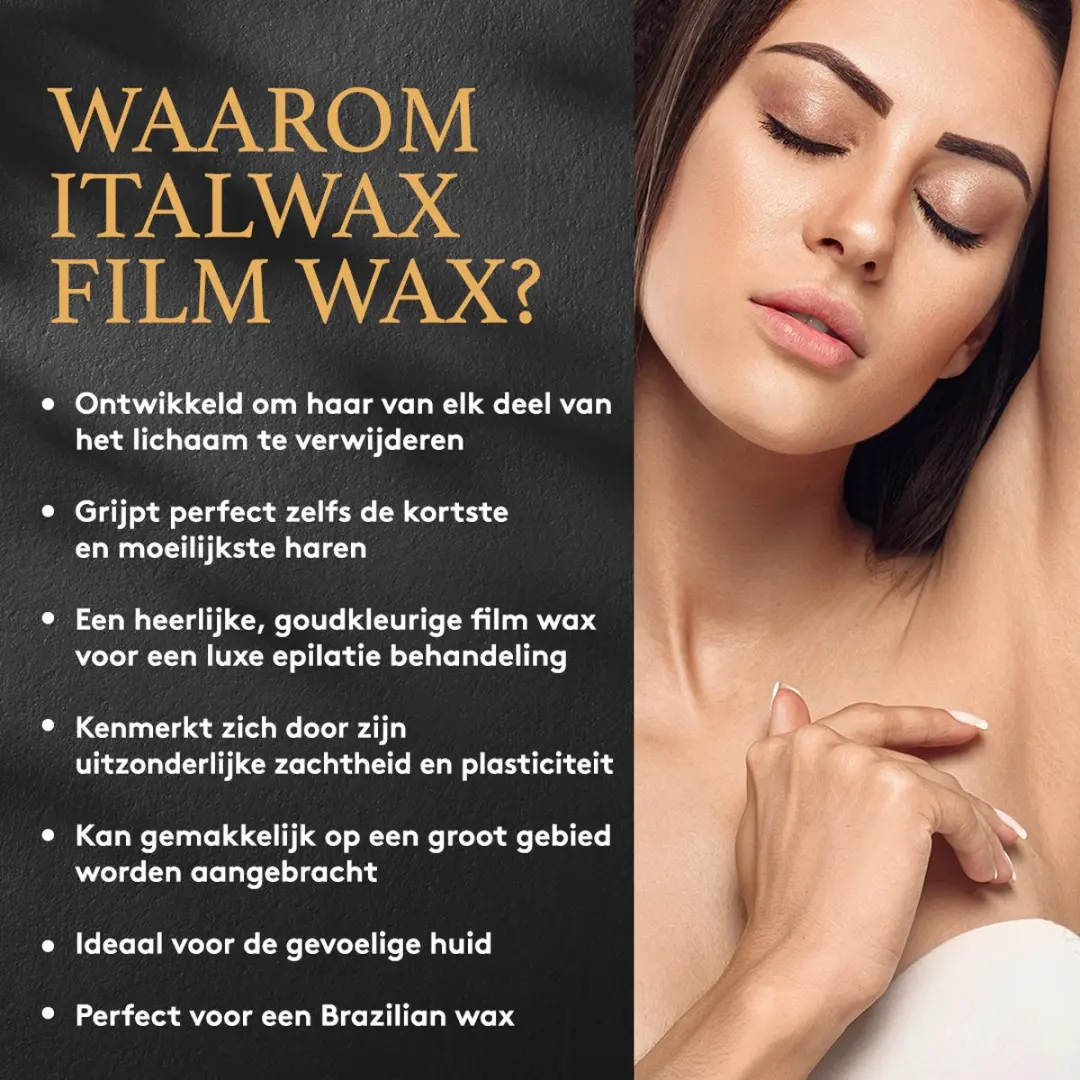 Italwax Luxe Film Wax Gold Hardwaxbonen 1kg