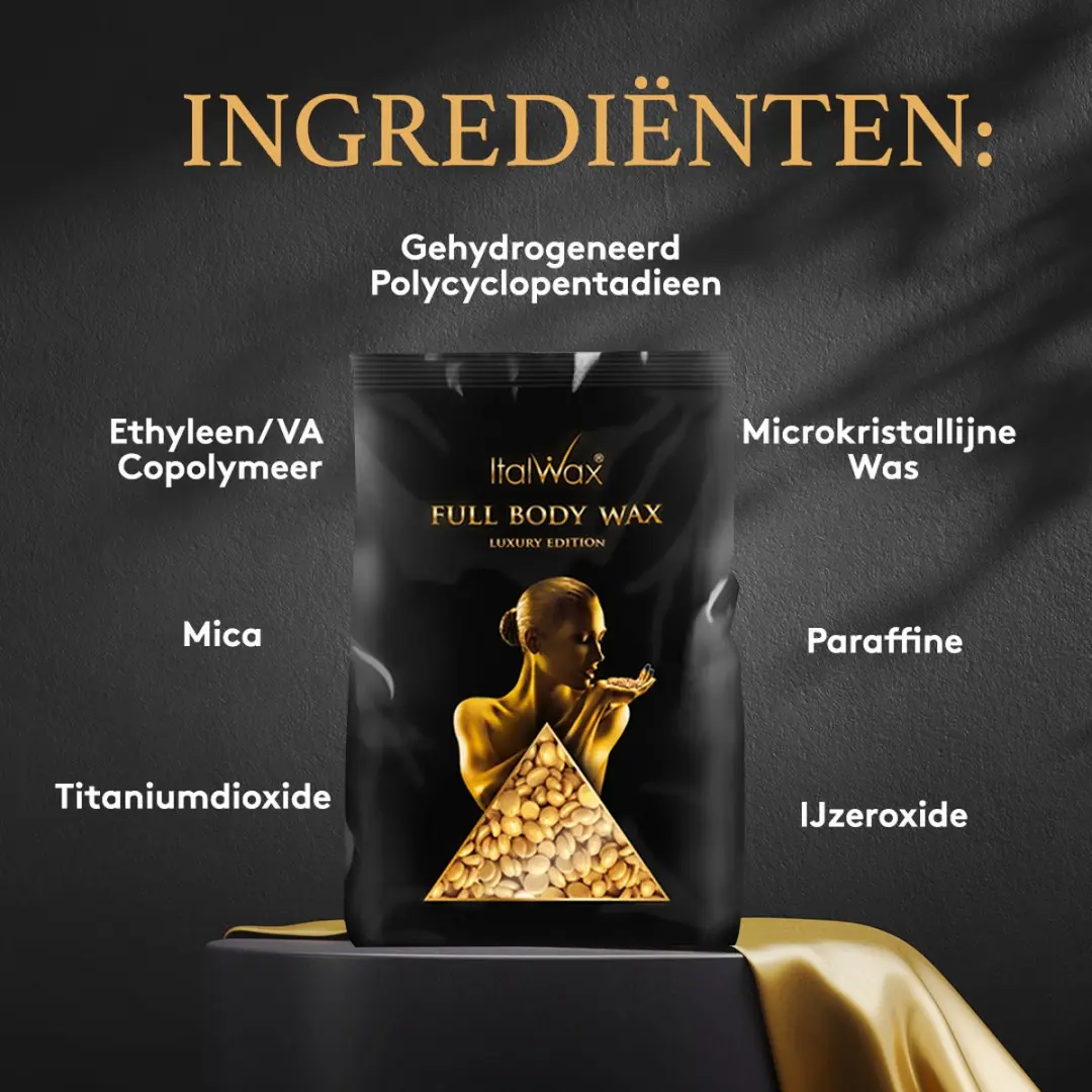 Italwax Luxe Film Wax Gold Hardwaxbonen 1kg
