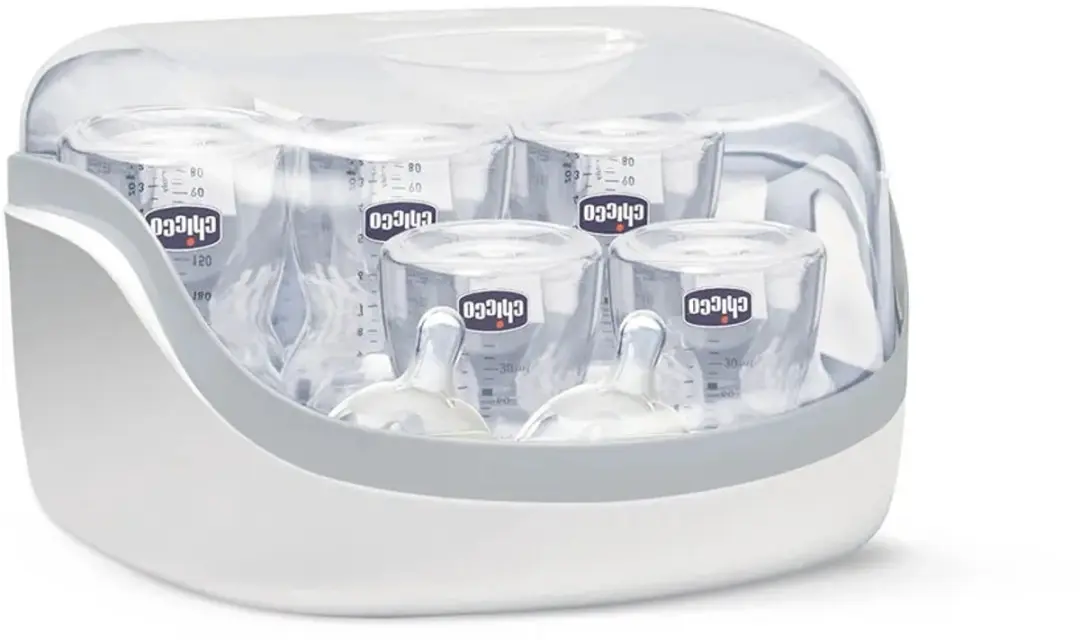Chicco Magnetronsterilisator - Wit met blauw