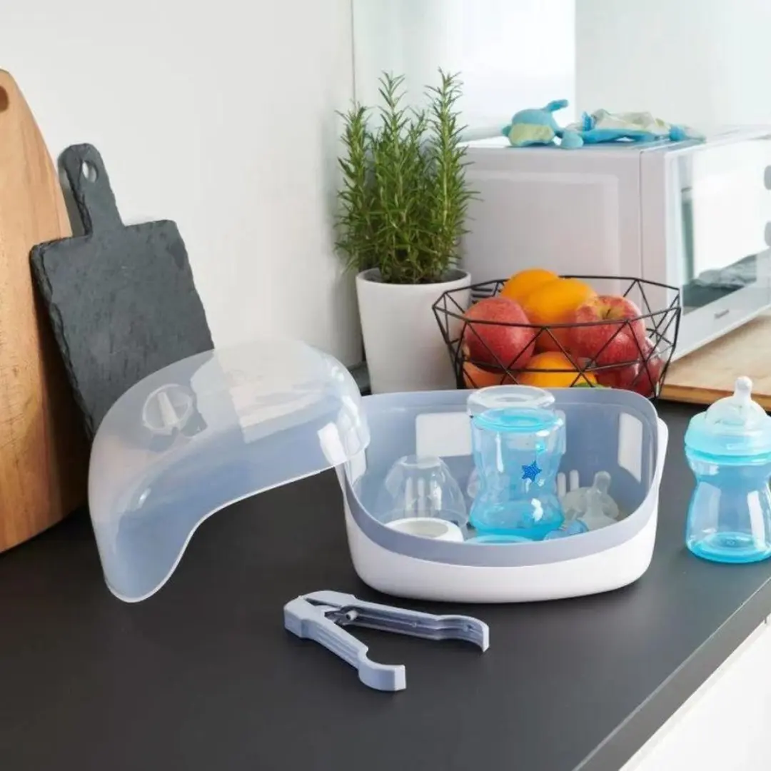 Chicco Magnetronsterilisator - Wit met blauw
