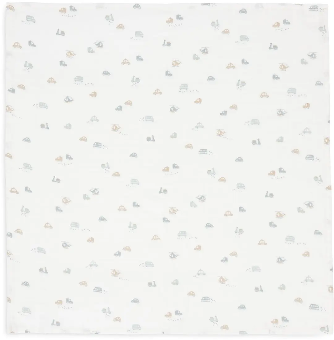 Jollein Hydrofiele Doek Small 70x70cm - 3 Stuks - On The Go