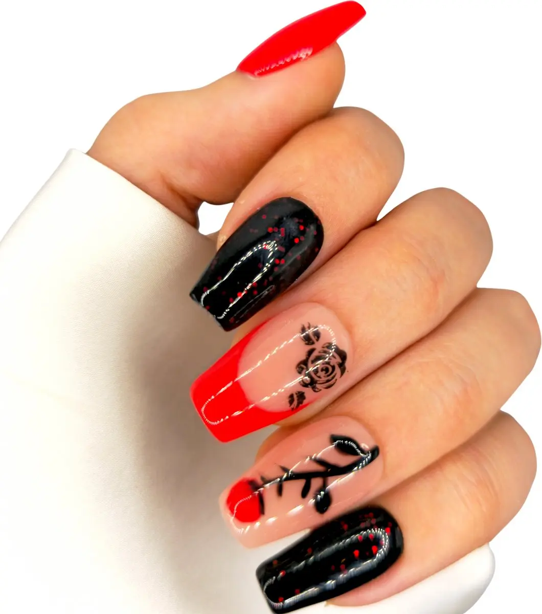 SD Press on Nails No. 153 No Love Plaknagels