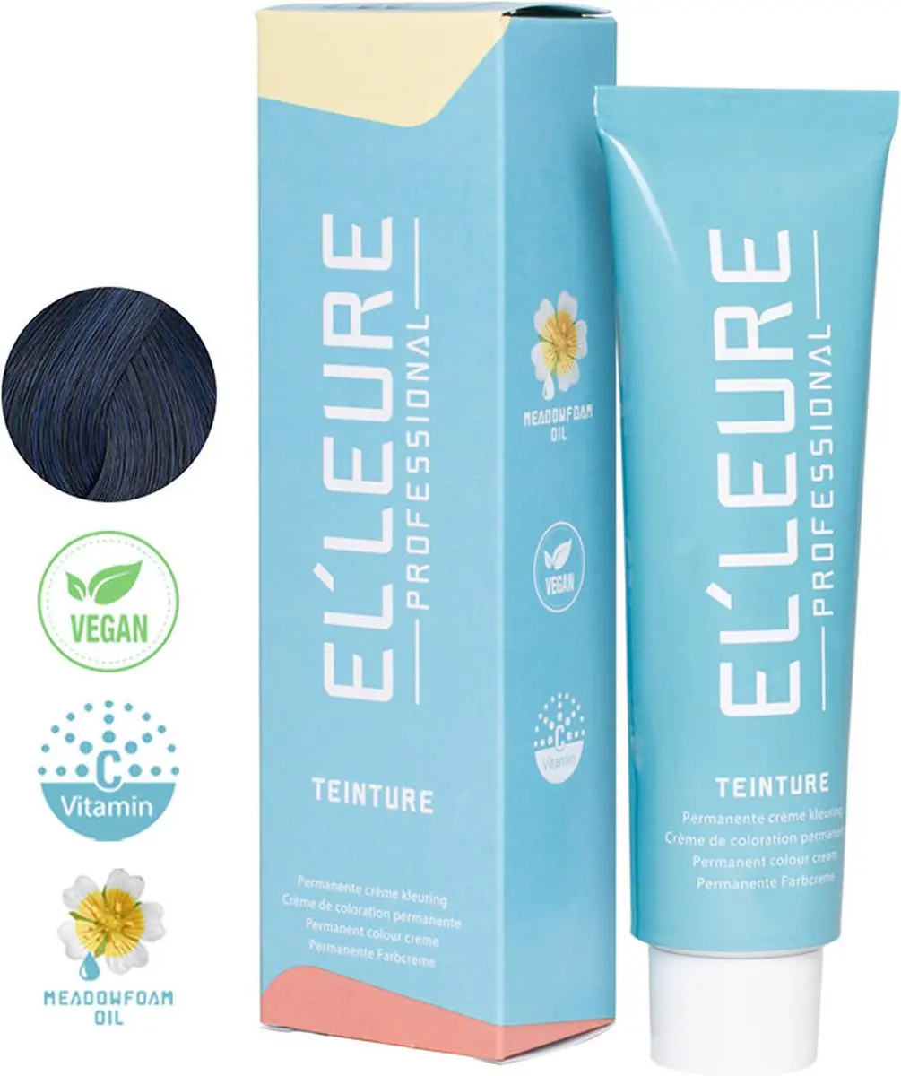 Elleure Haarverf Blauw Permanent 100ml
