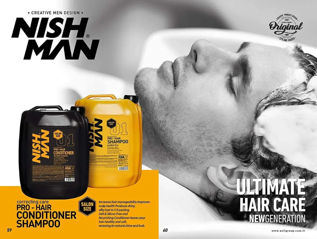Nishman Pro-Hair Shampoo 01 Keratine 5000ml