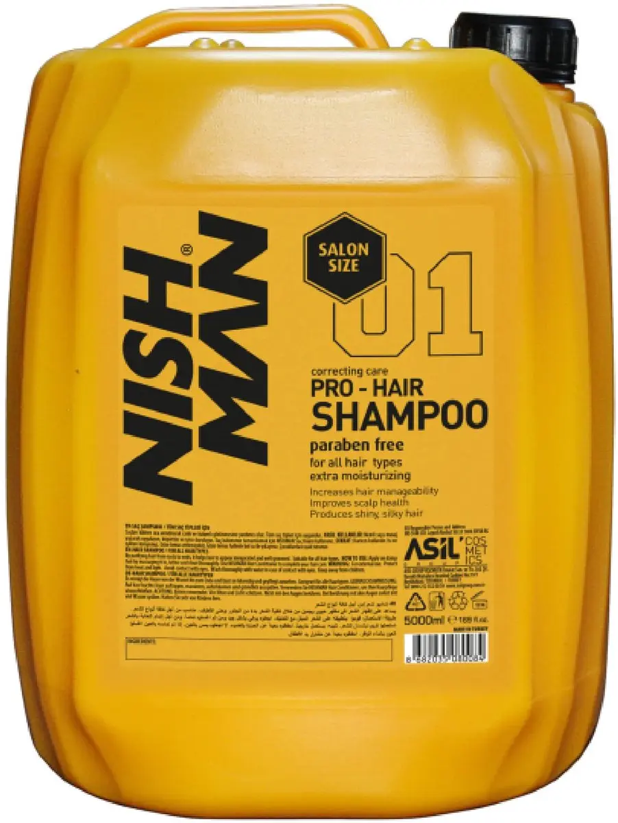 Nishman Pro-Hair Shampoo 01 Keratine 5000ml