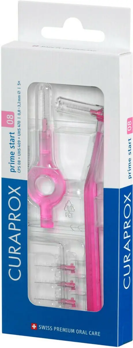 Curaprox Rager Prime Start 0.8-3.2mm Roze - 5 Stuks