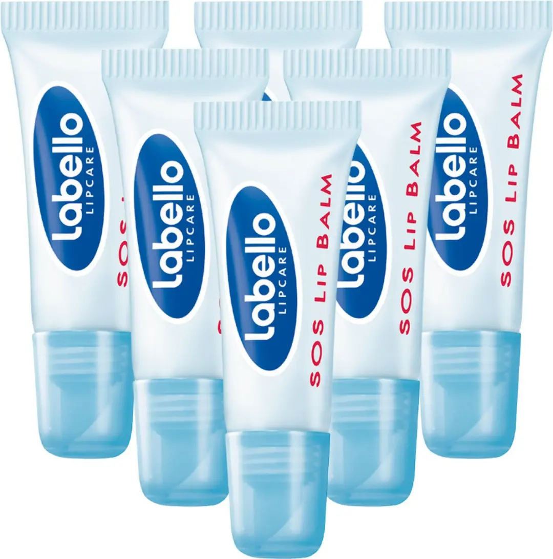 Labello Lipcare SOS Lip Balm 60ml (6x10ml)