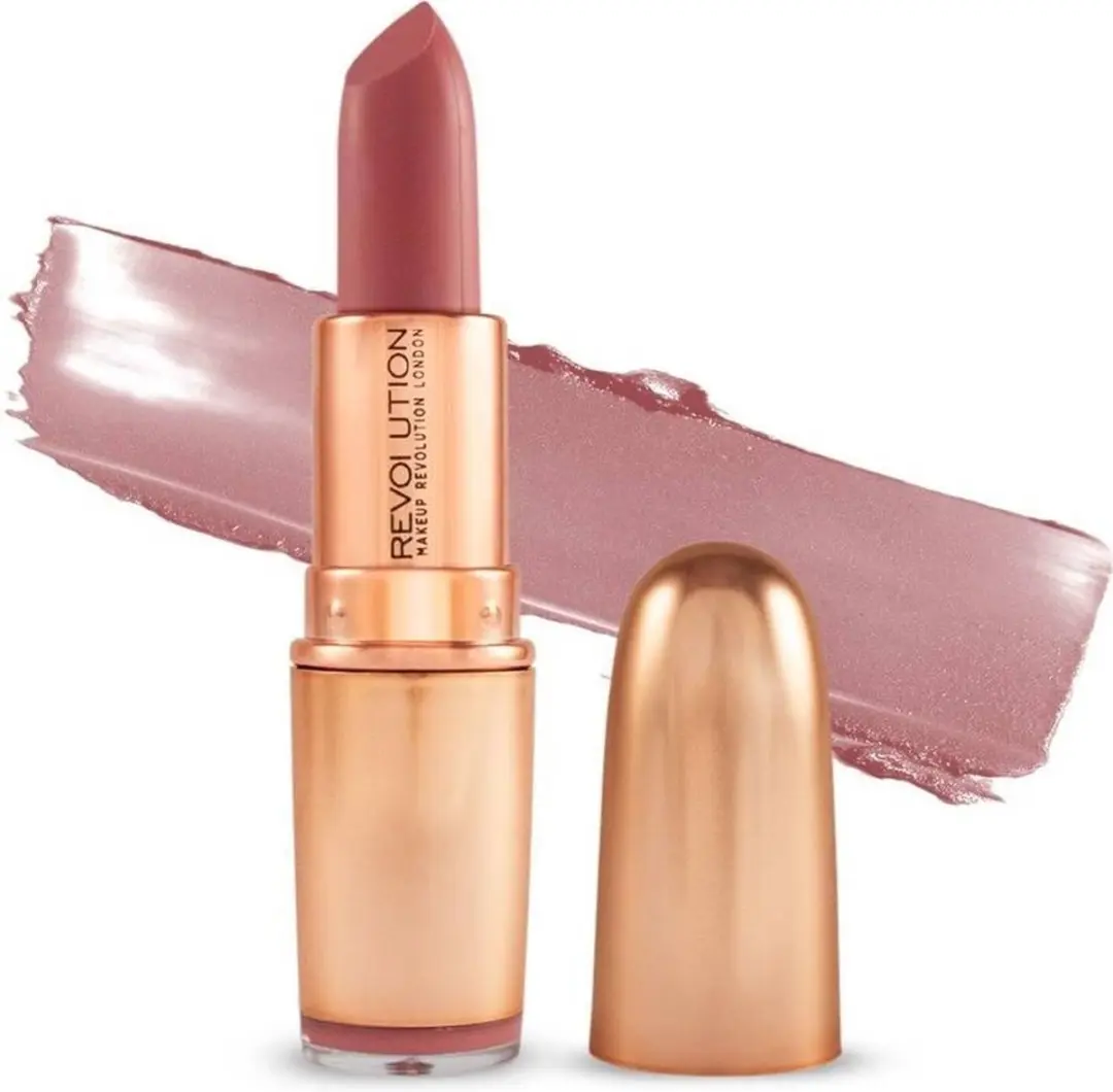 Makeup Revolution Iconic Matte Nude Lipstick - Roze