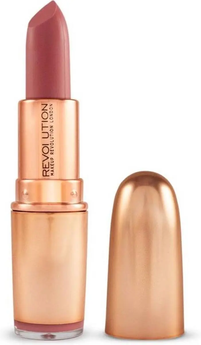 Makeup Revolution Iconic Matte Nude Lipstick - Roze