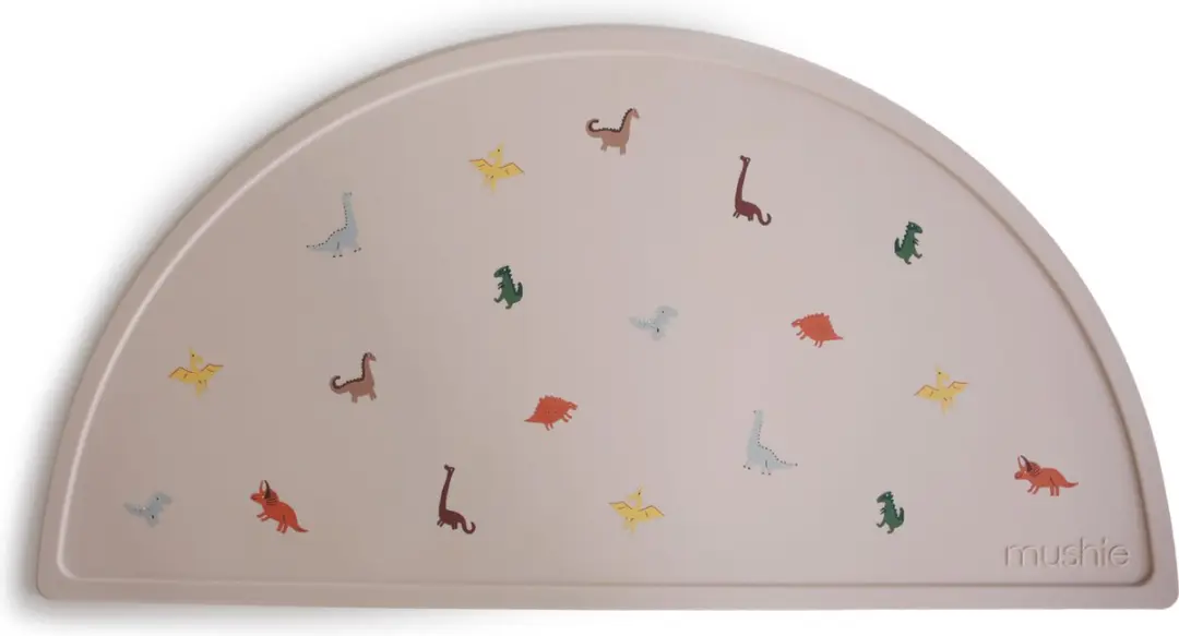 Mushie Siliconen Placemats Dinosaur