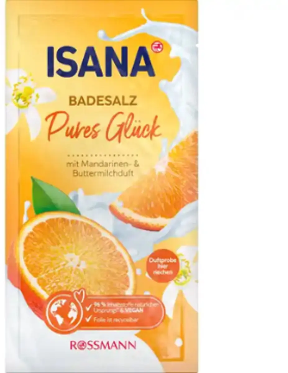 Isana Badzout Karnemelk & Mandarijn 80g