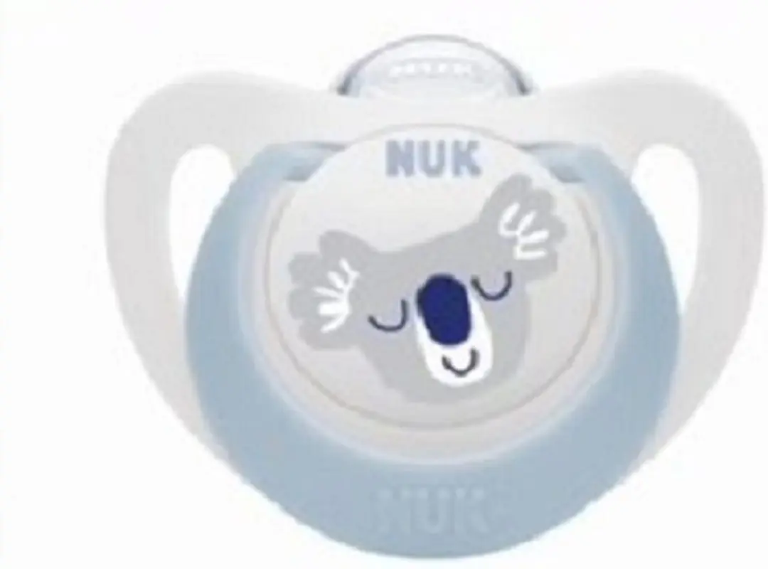 NUK Light Star Fopspenen 0-6 maanden - 2 Stuks - Lichtblauw