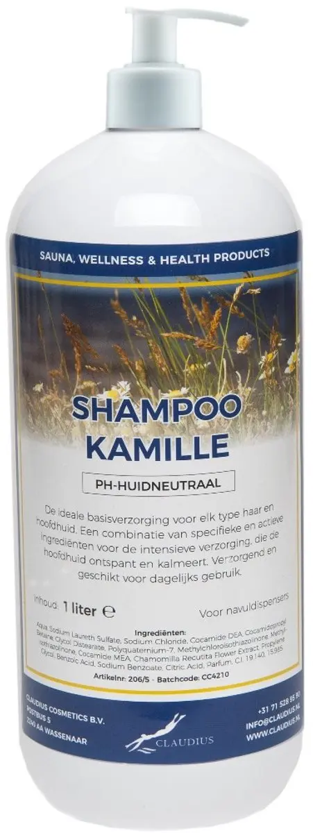 Splashbox Cosmetics Kamille Shampoo 1L