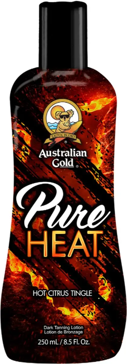 Australian Gold Pure Heat Hot Citrus Tingle Zonnebankcrème 250ml