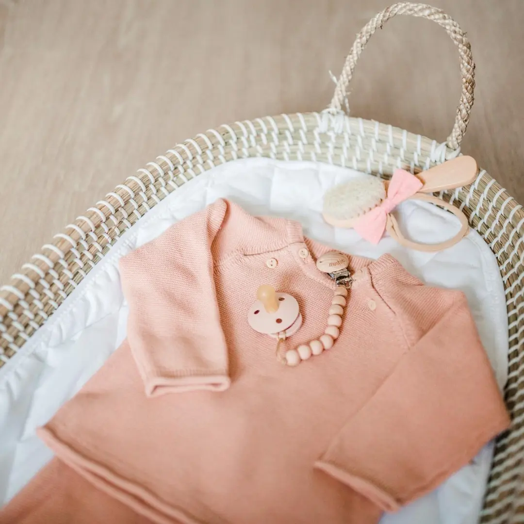 BIBS Fopspeen Rond 0-6 Mnd - Blush