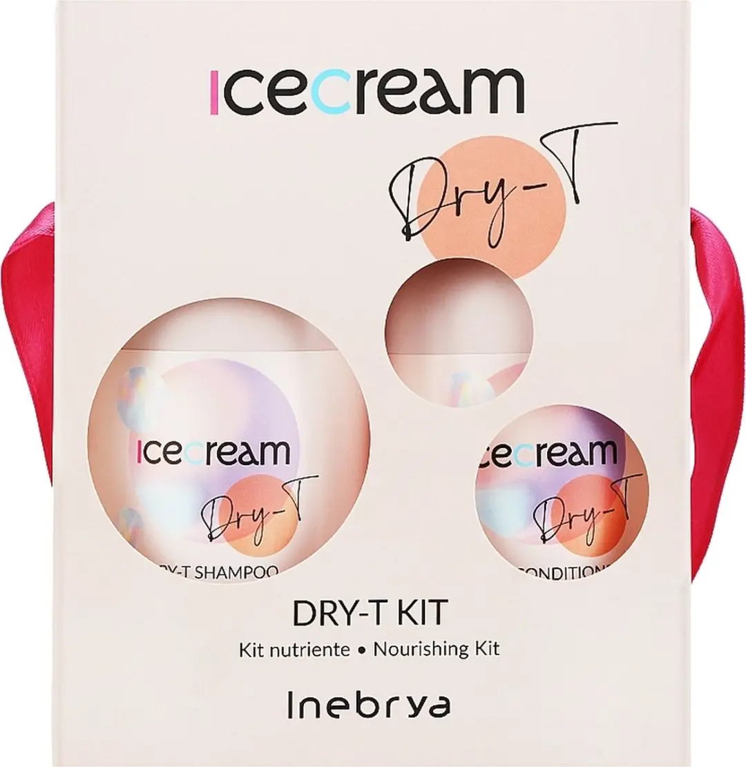 Inebrya Ice Cream Dry-T Kit Shampoo & Conditioner 300ml