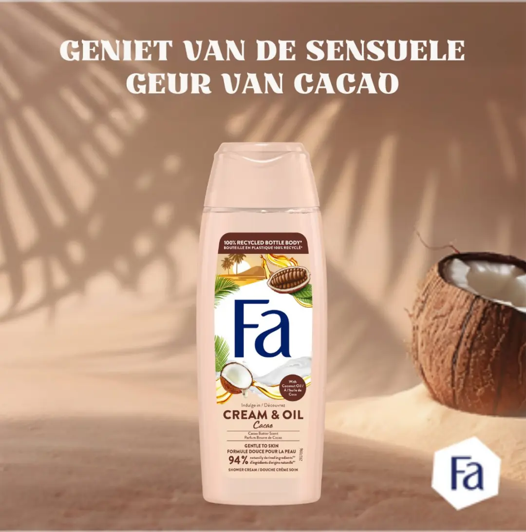 Fa Cream&Oil Cacaoboter & Coco Douchegel - 6 x 250ml