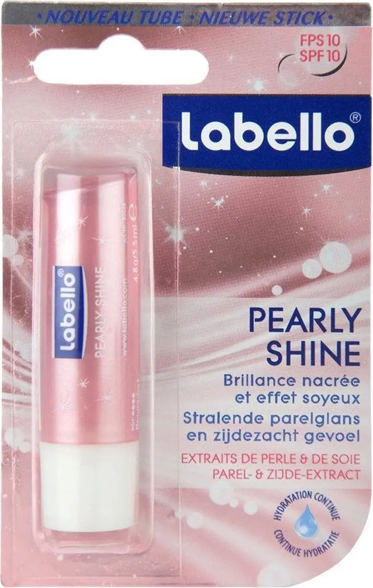 Labello Pearly Shine Lippenbalsem 4.8g - Roze