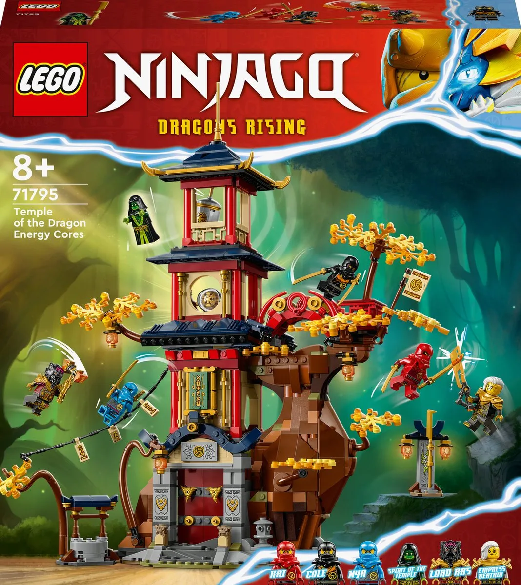 LEGO Ninjago Tempel van de Drakenenergiekernen 71795
