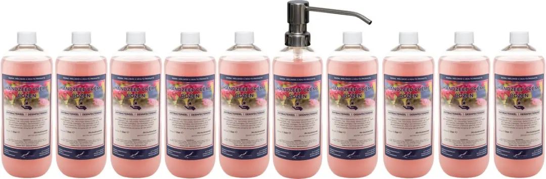 Splashbox Cosmetics Handzeep Crème Rozen 1L