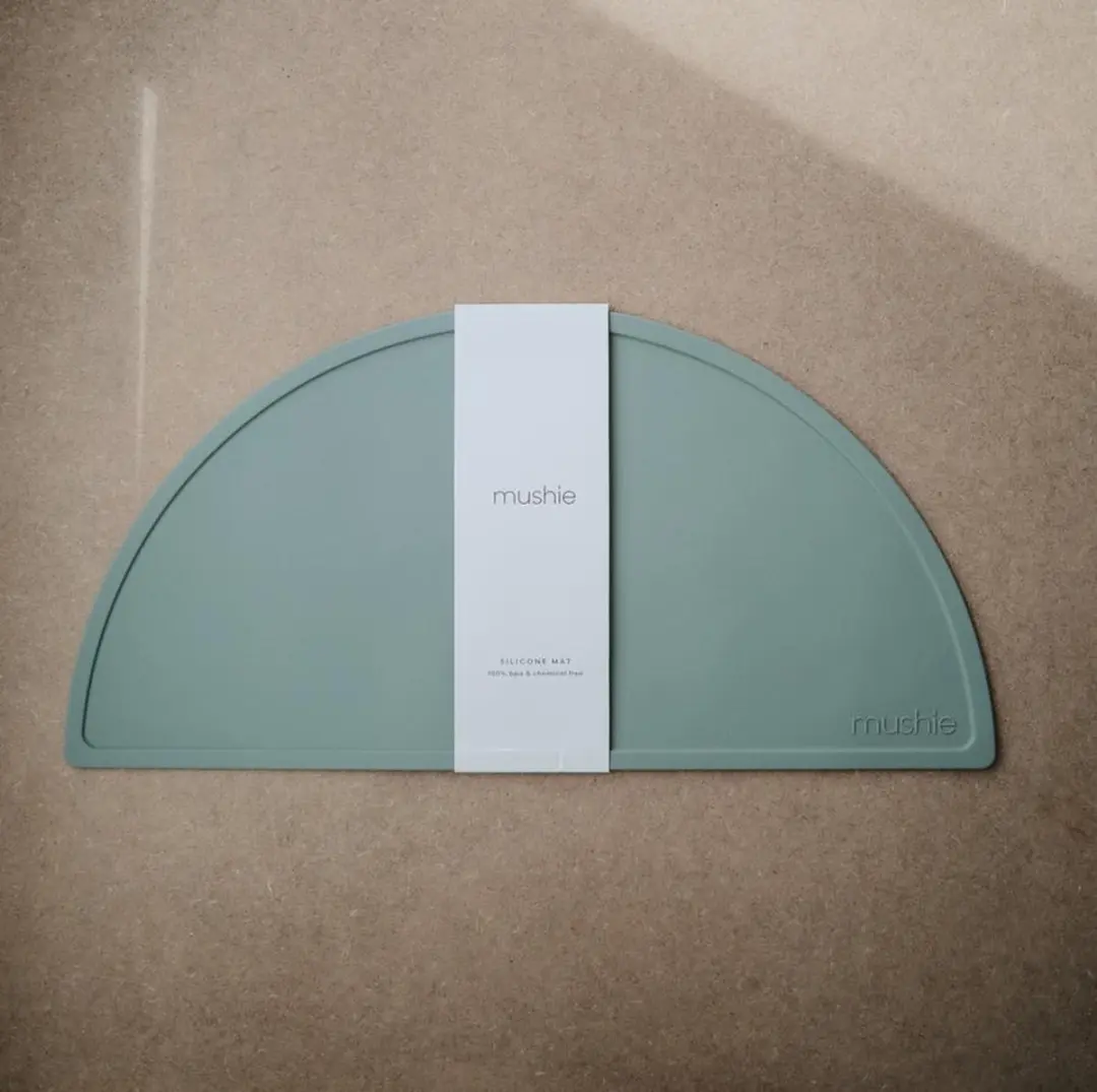 Mushie Siliconen Placemats Cambridge Blue
