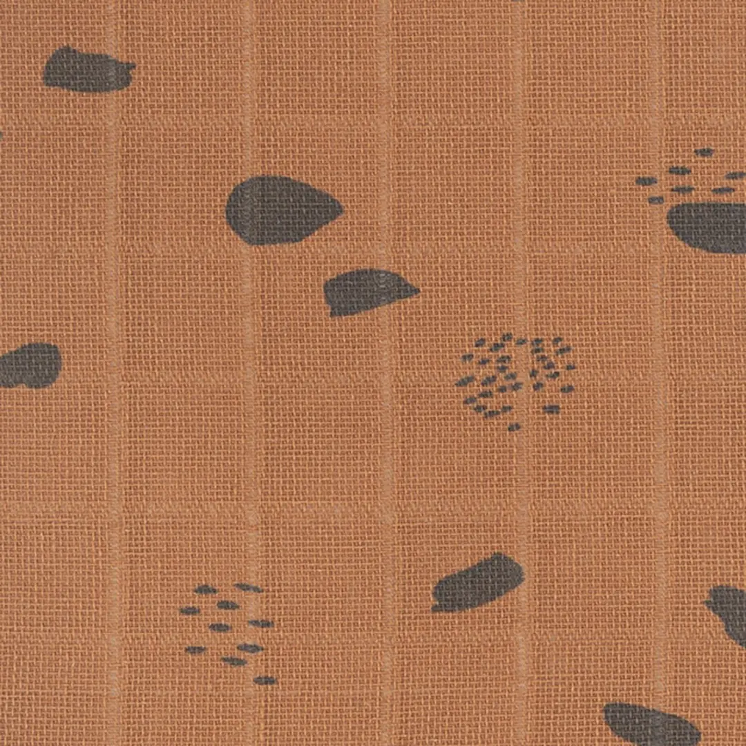 Jollein Hydrofiel Monddoekje Spot Caramel - 3 Stuks