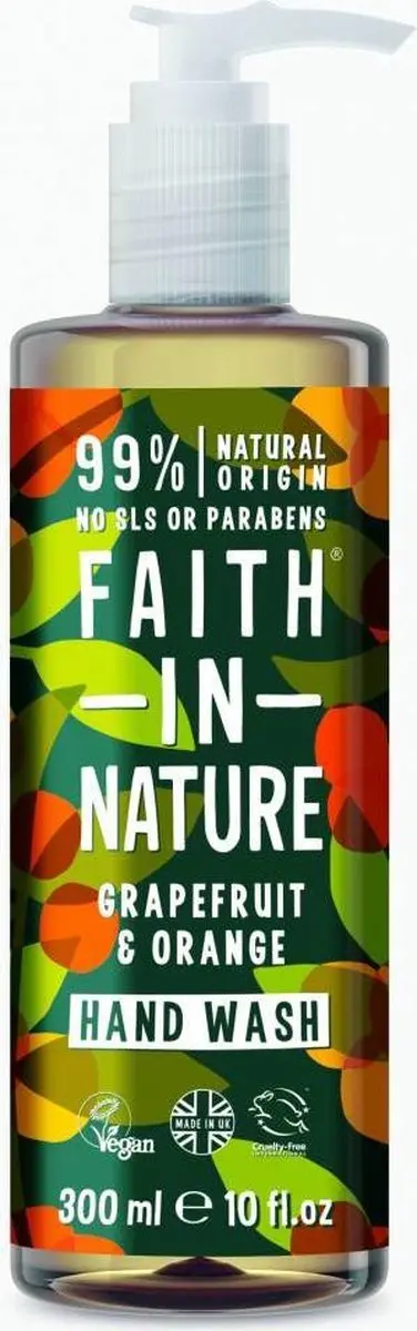 Faith In Nature Vloeibare Handzeep Grapefruit & Orange 300ml