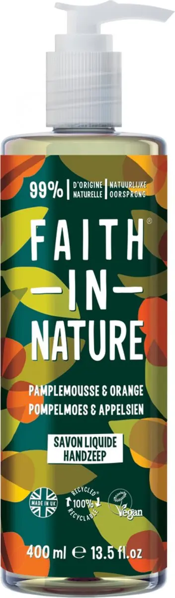 Faith In Nature Vloeibare Handzeep Grapefruit & Orange 300ml