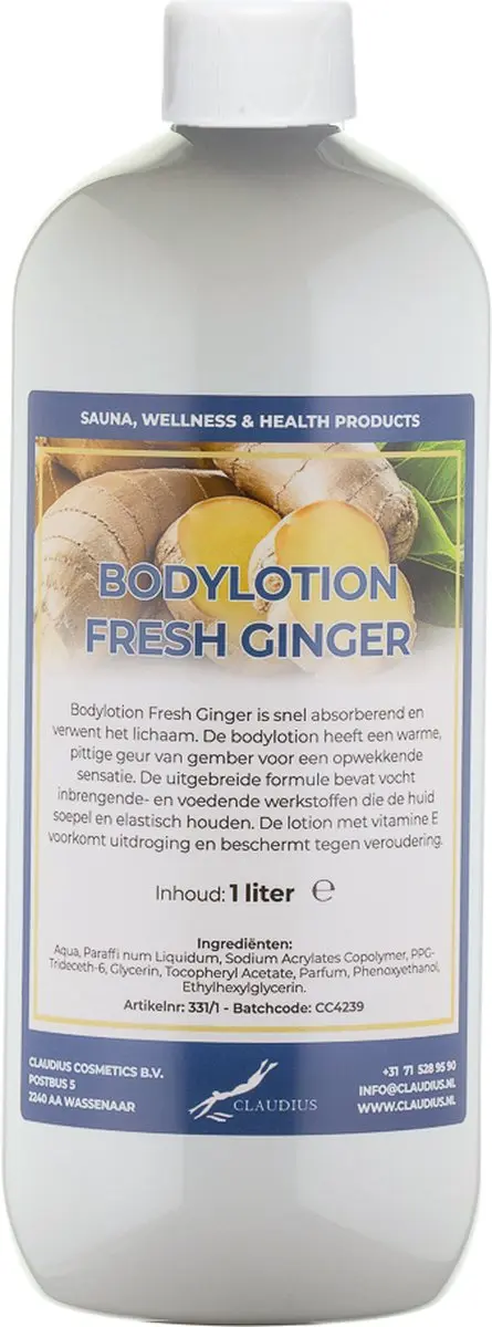 Splashbox Cosmetics Bodylotion Fresh Ginger 1L