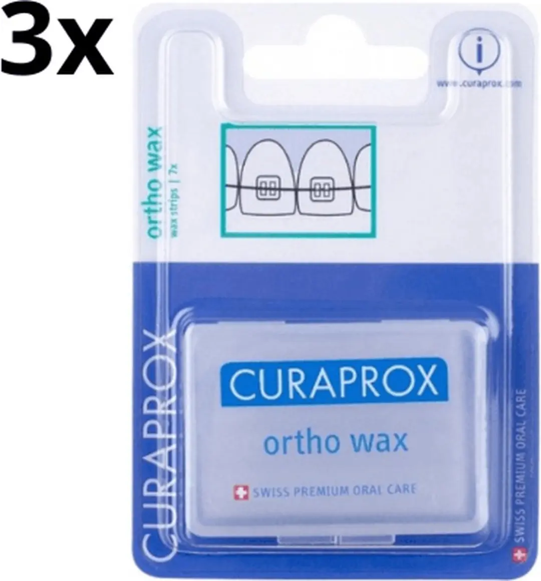 Curaprox Ortho Wax on Braces