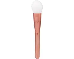 Makeup Revolution Ultra Metals Sculpt Blush Brush F303 - Rose goud/Wit