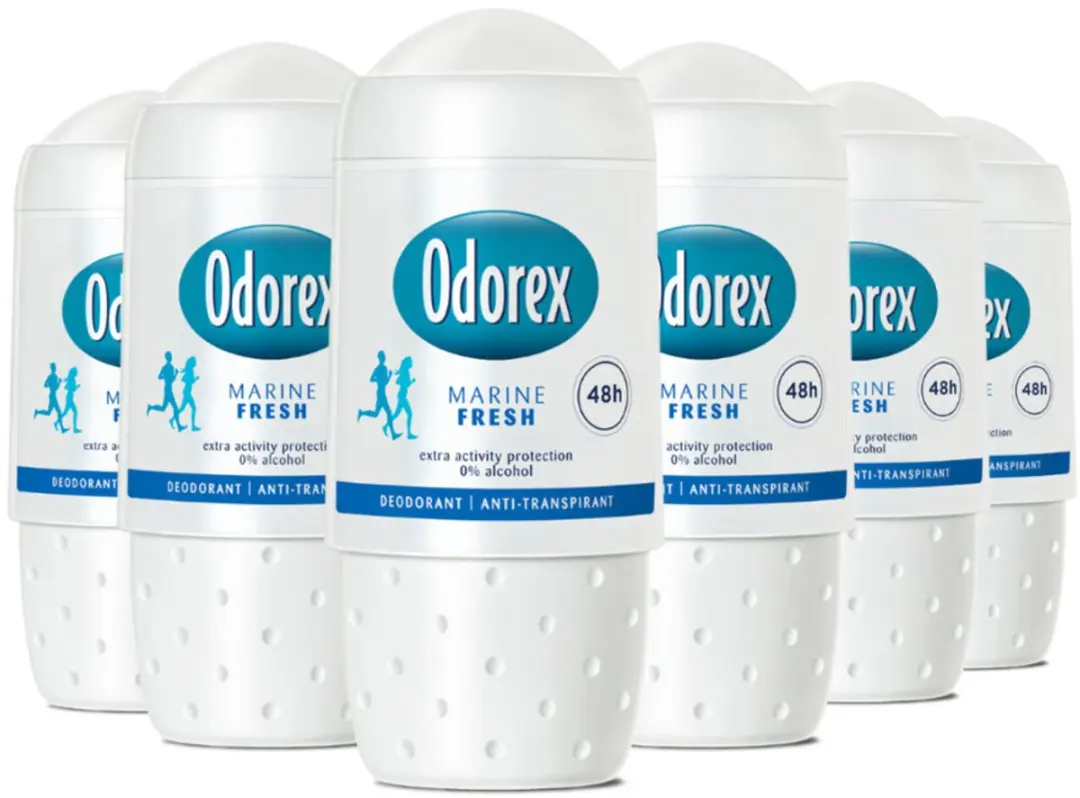 Odorex Deodorant Roller Marine Fresh - 6x50ml
