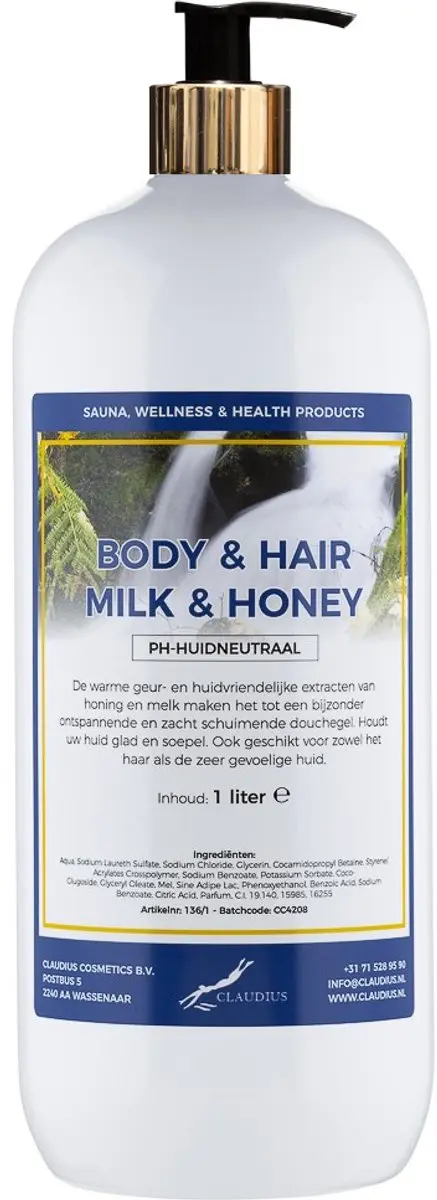 Splashbox Cosmetics Body & Hair Milk & Honey 1L