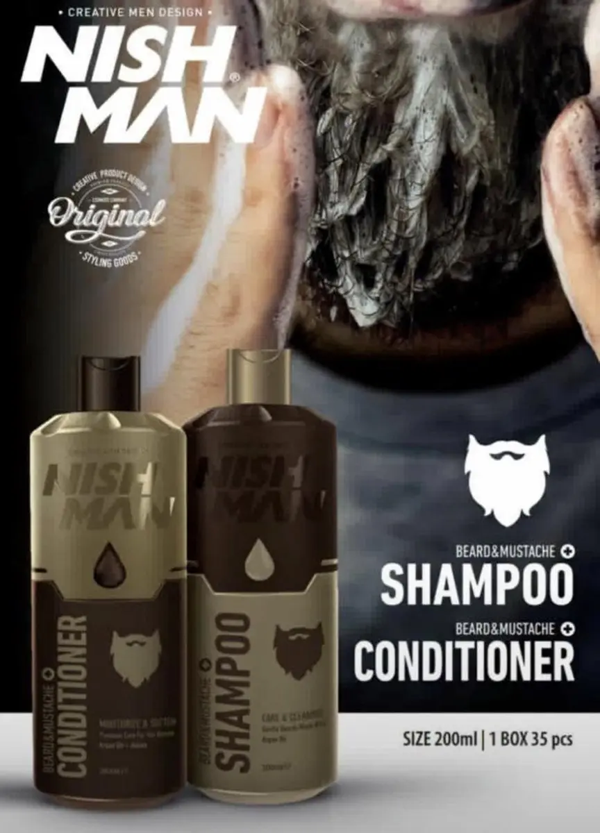Nishman Baard- & Snorshampoo 200ml