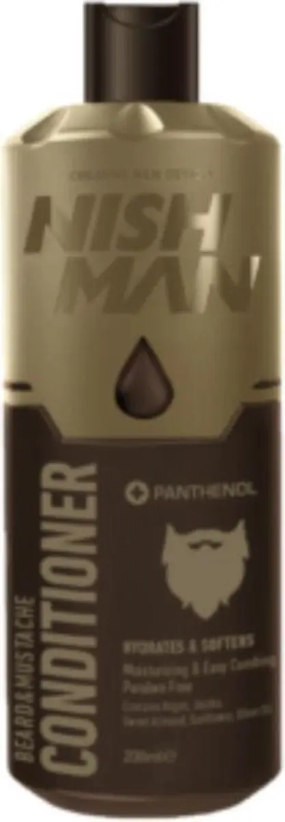 Nishman Baard- & Snorshampoo 200ml - Parabenenvrij