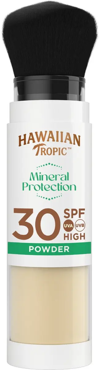 Hawaiian Tropic Mineral Protection Powder Brush SPF 30