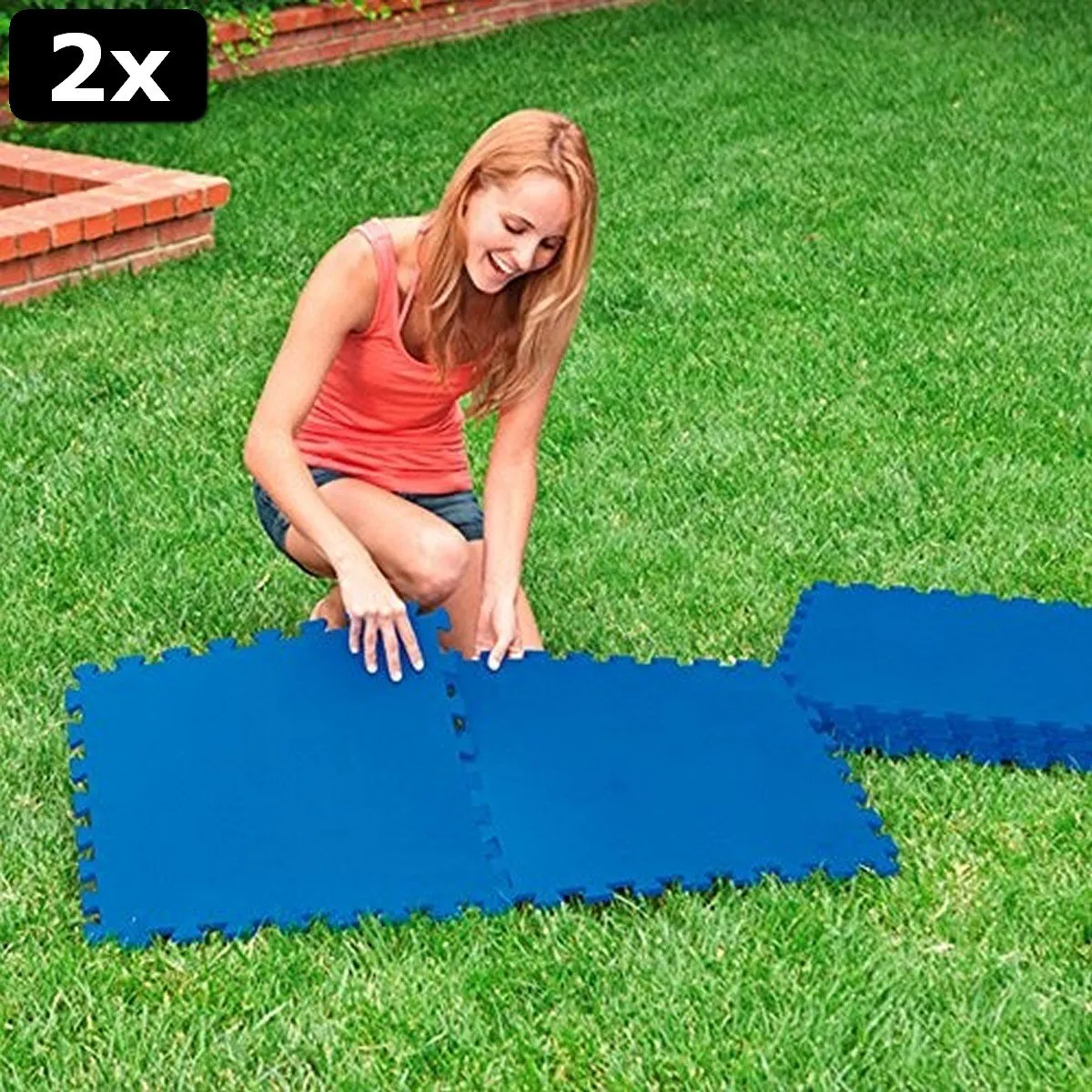Intex 29081 Vloertegel Zwembadbeschermer - 8 Stuks 50x50cm