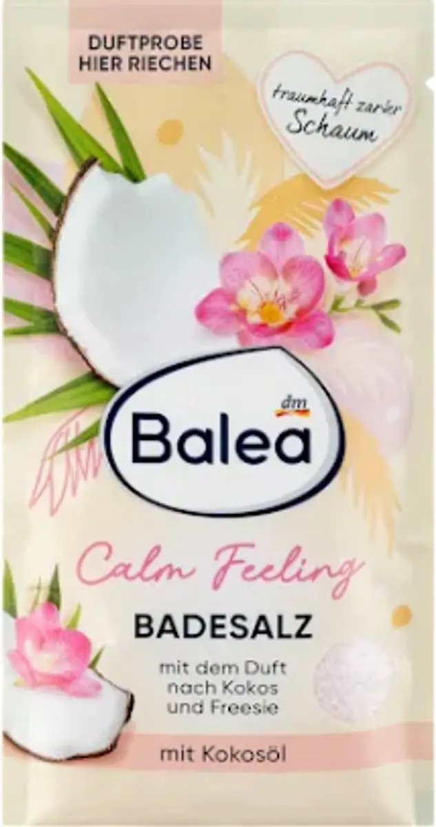 Balea Calm Feeling Badzout 80g