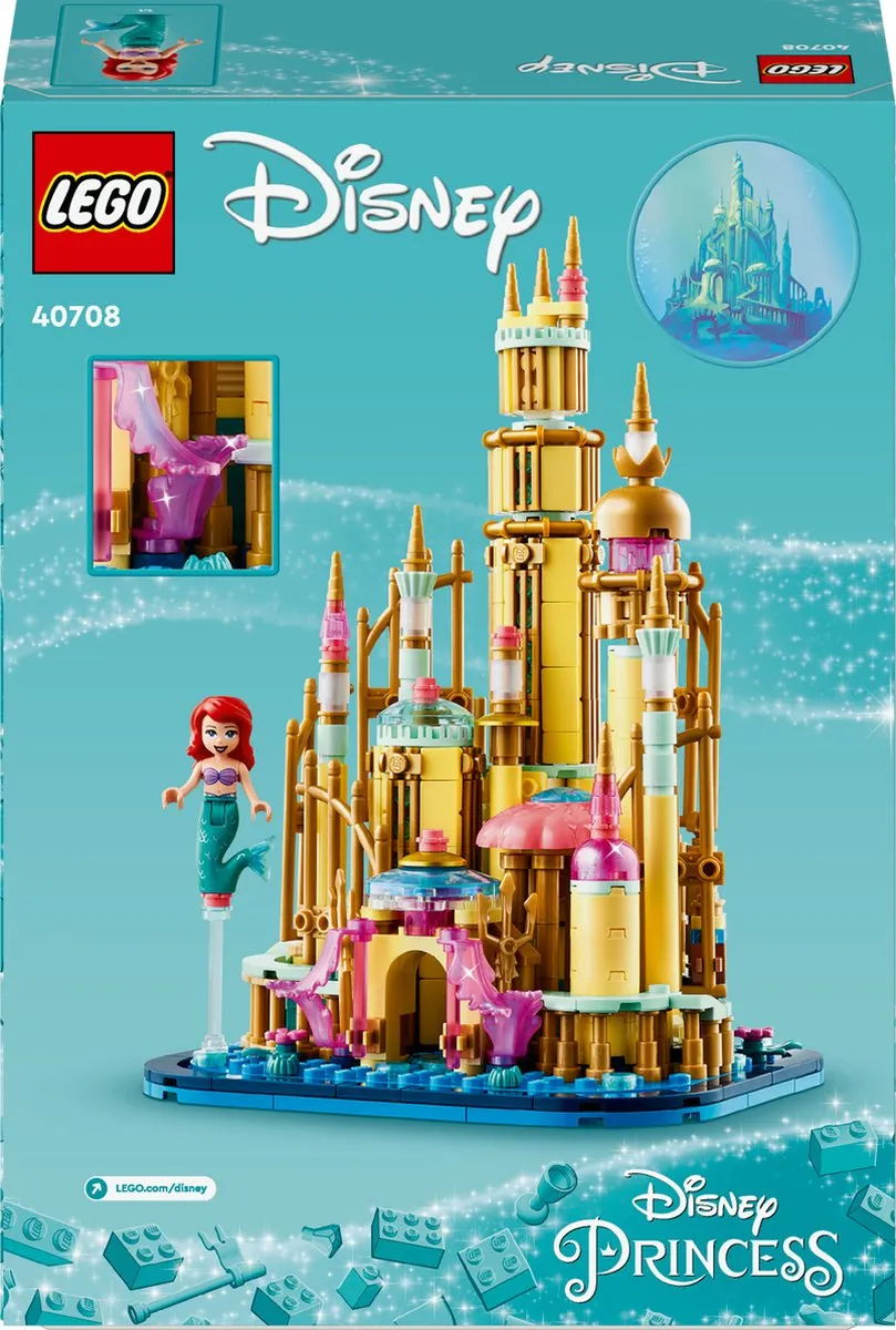 LEGO Disney Ariël Mini Kasteel 40708 - 556 Stukken