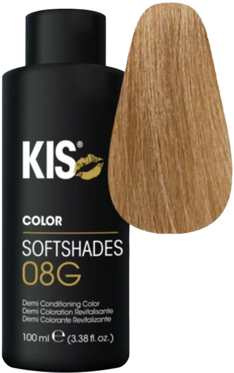 KIS Softshades Kleurspoeling 100ml - 08G Blond