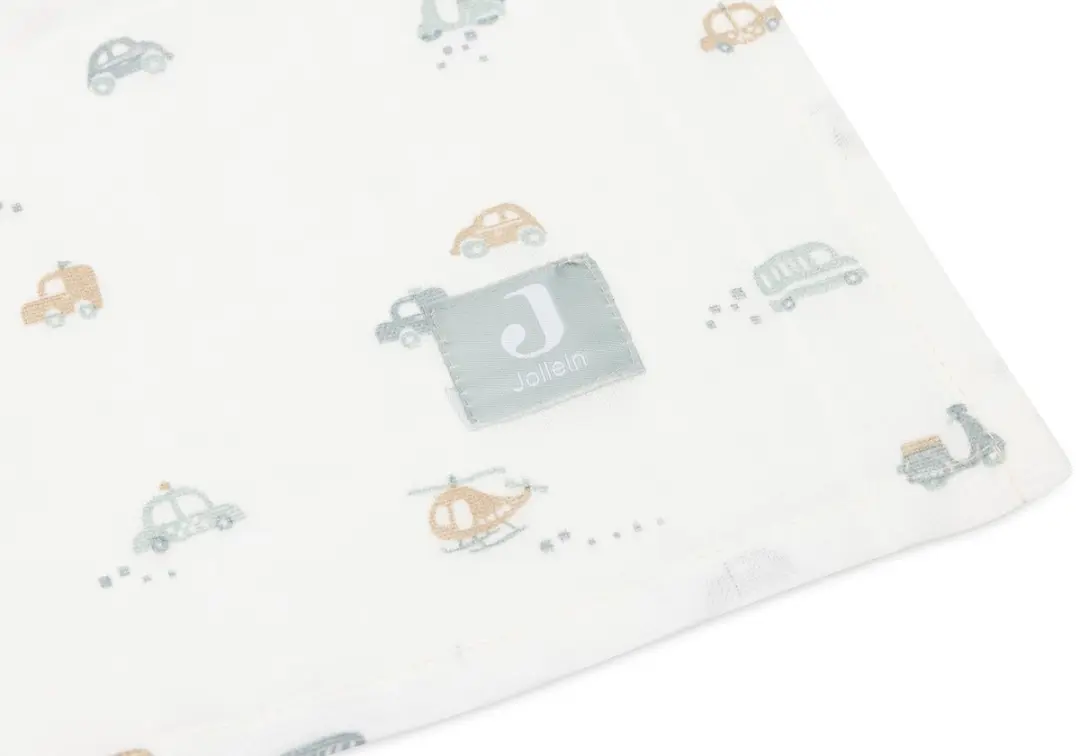 Jollein Hydrofiele Doek Large 115x115cm - 2 Stuks - On The Go