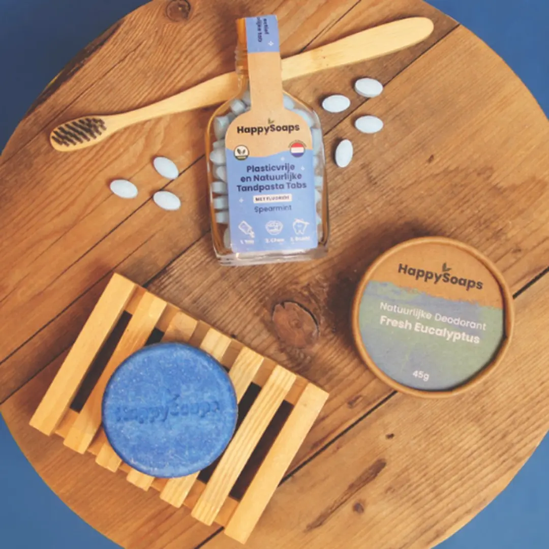 HappySoaps Duurzaam Starterspakket - 4 Stuks
