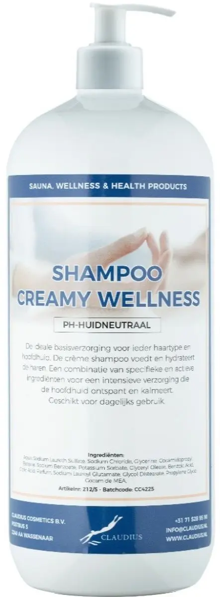 Splashbox Cosmetics Shampoo Creamy Wellness 1L
