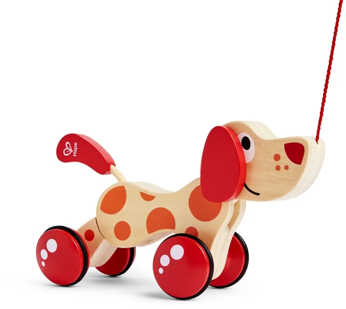 Hape Puppy Pepe Trekdier - 1 Stuk - Veelkleurig - afbeelding 6 van 6