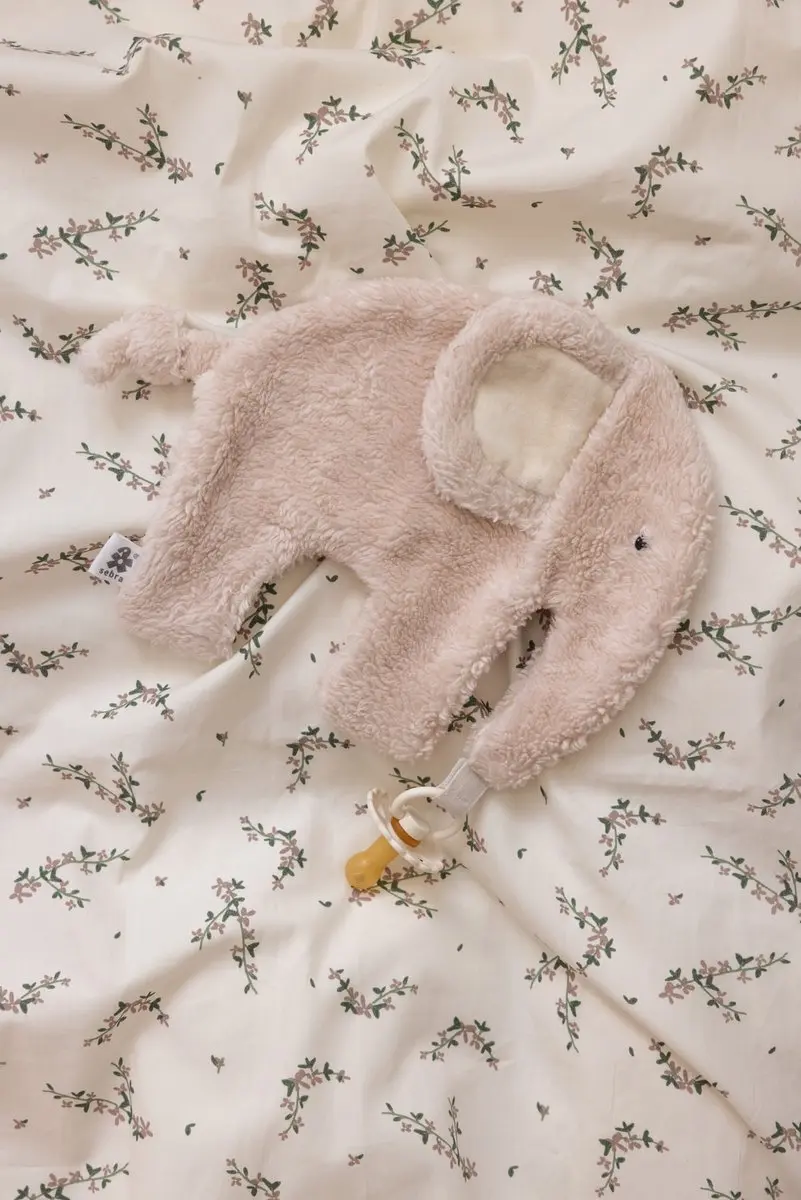 Sebra Speendoek Olifant Fanto - Roze
