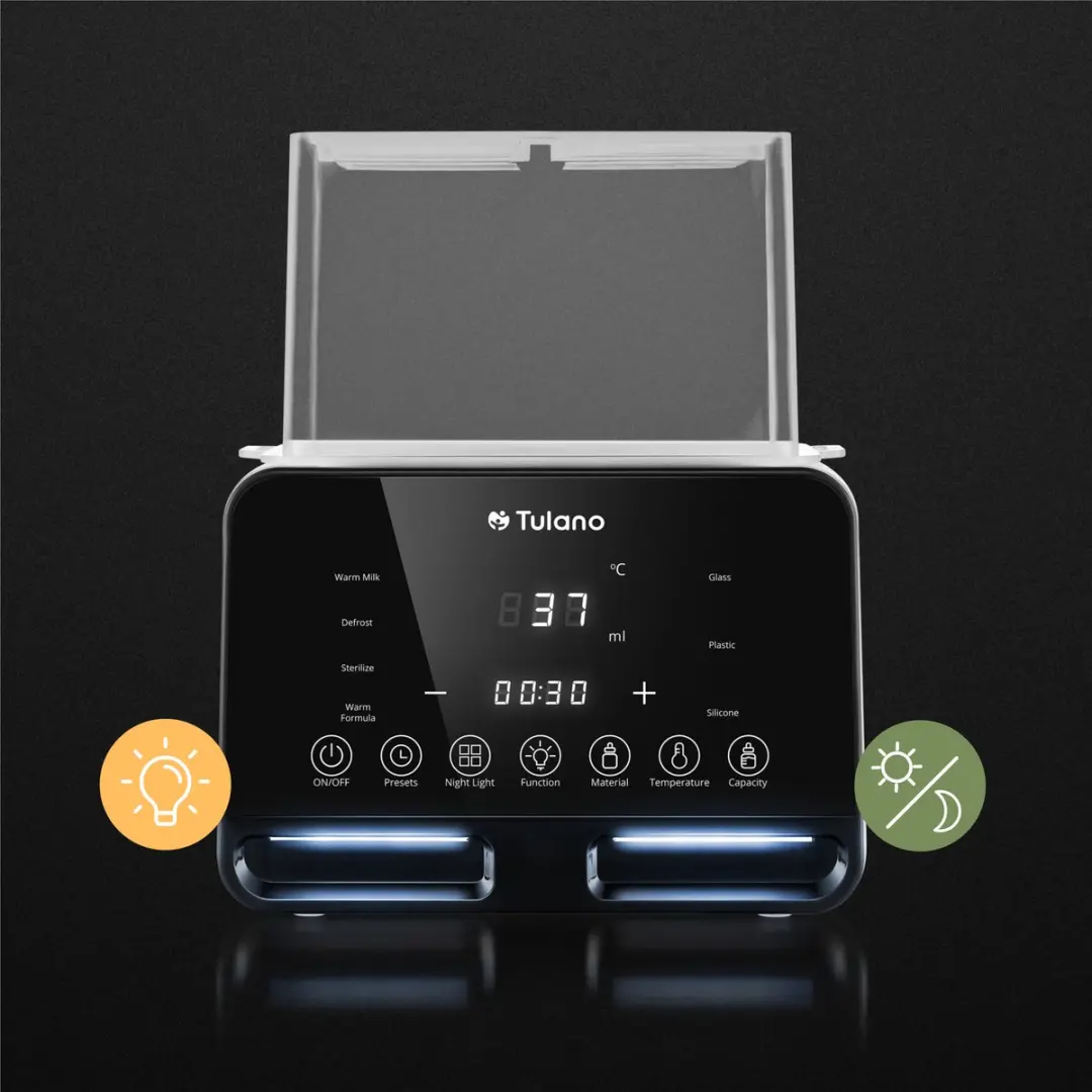 Tulano Ellie 45 Flessenwarmer & Sterilisator - 7-in-1 - Wit