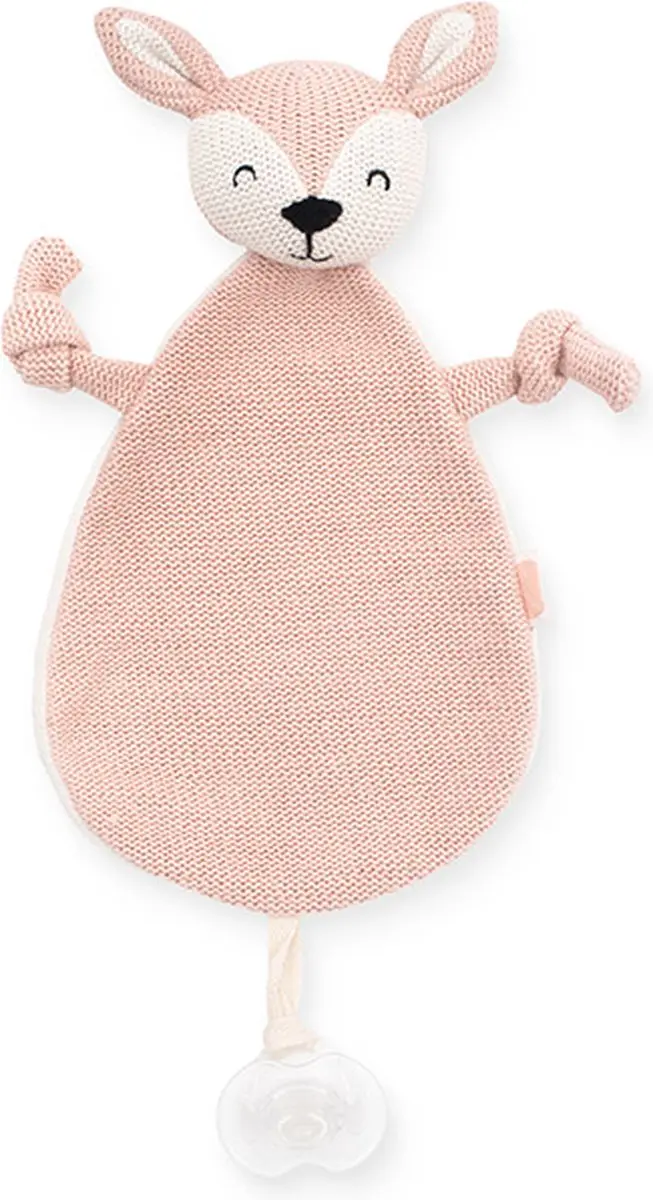 Jollein Deer Speenknuffel Pale Pink