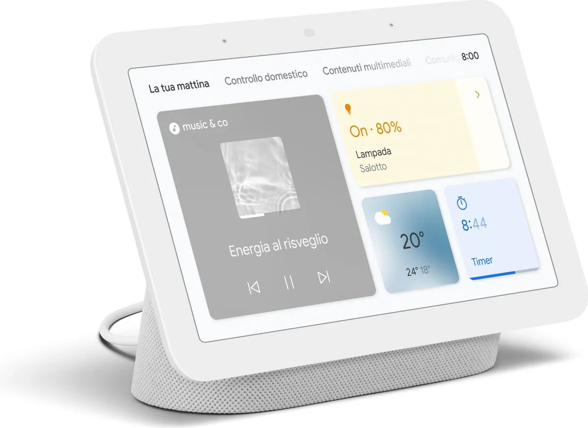 Google Nest Hub 2e generatie GA01331-FR - Chalk